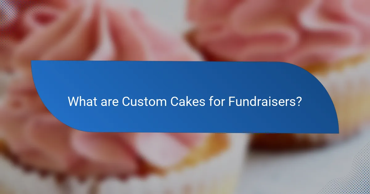 What are Custom Cakes for Fundraisers?